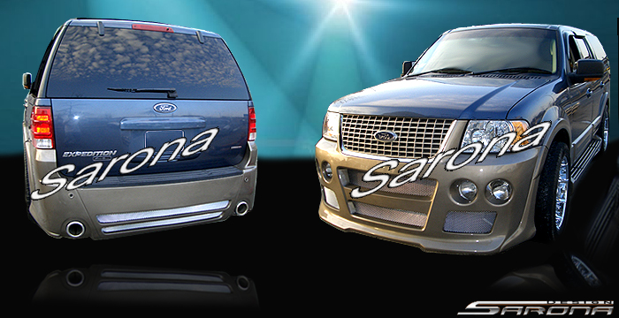 Custom Ford Expedition  SUV/SAV/Crossover Body Kit (2003 - 2006) - $1790.00 (Manufacturer Sarona, Part #FD-022-KT)